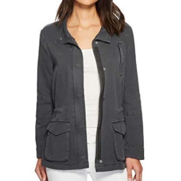 NIC+ZOE Jackets & Blazers - NIC+JOE Modern Utility Jacket Soft Washed Grey Size Large